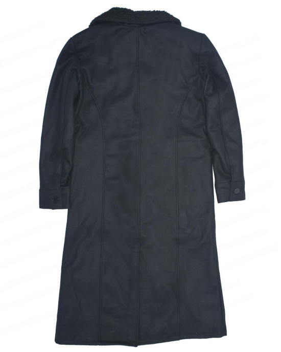 James Keziah Delaney | Taboo Tom Hardy Black Wool Long Coat James Keziah Delaney | Taboo Tom Hardy Black Wool Long Coat